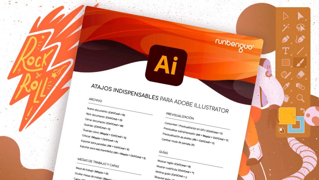 Los Mejores 70 ATAJOS De Teclado Adobe ILLUSTRATOR | RBG Escuela