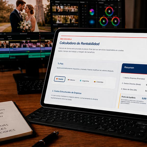 Calculadora digital de presupuestos para audiovisuales