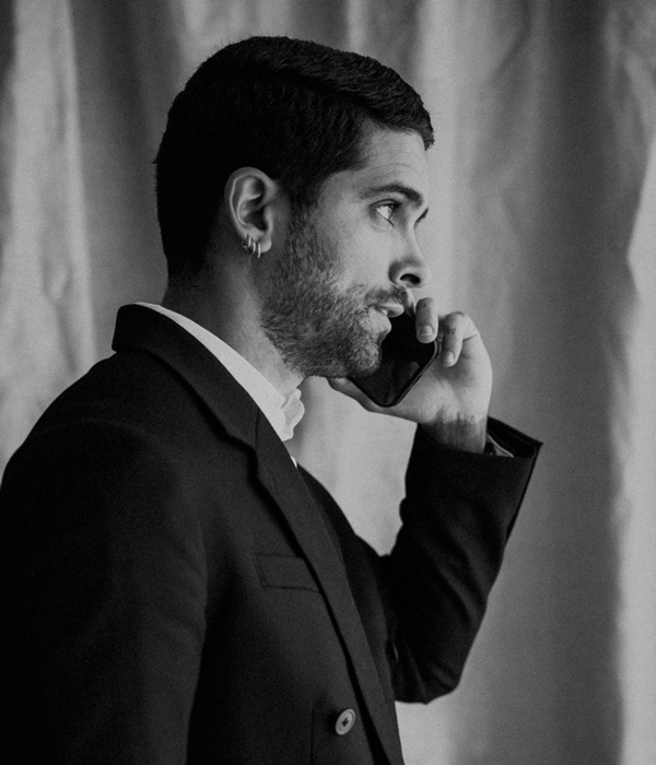 Retrato de Rubén García filmmaker de bodas y director de Monkey Films